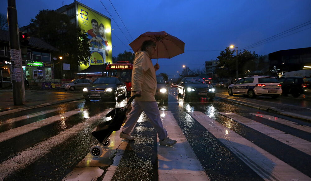 Kiša u Beogradu