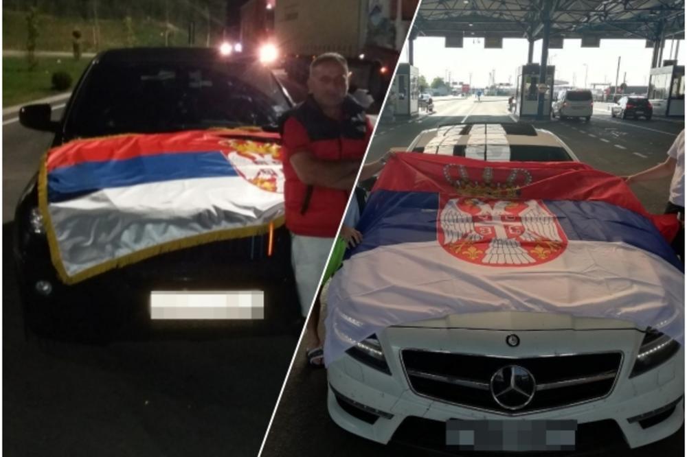 ALBANCI SE PREOBRATILI U SRBE! U aprilu se slikali sa albanskom zastavom USRED BEOGRADA, a sada su promenili PLOČU!