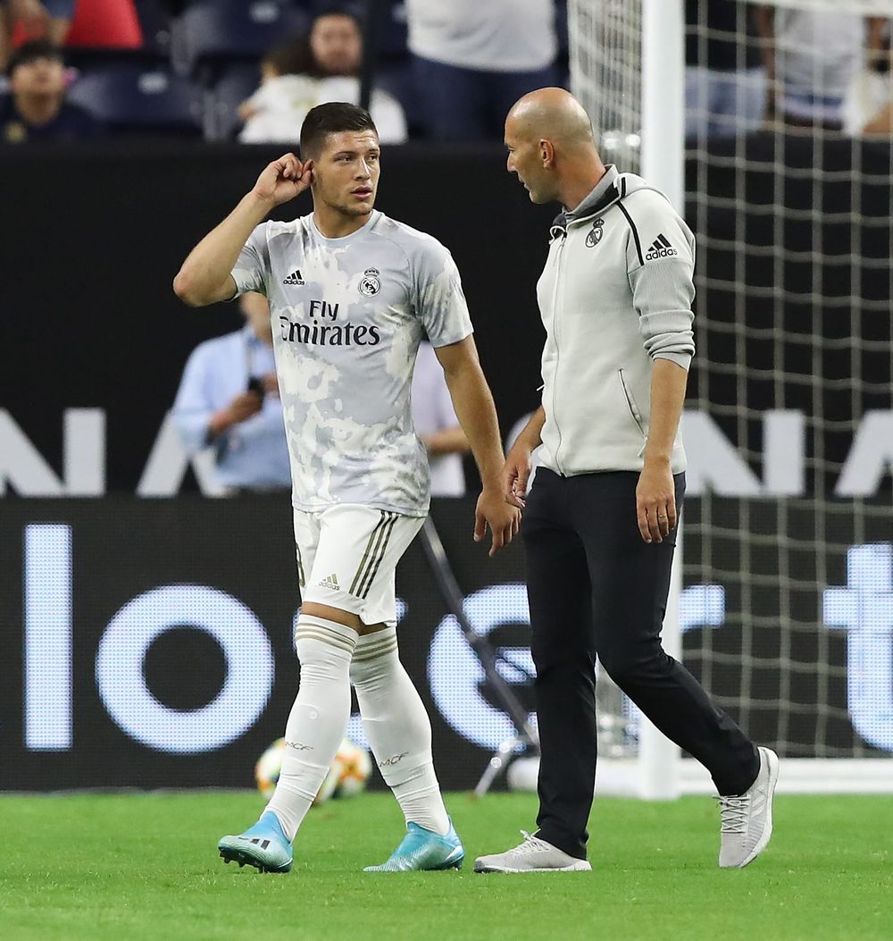 Luka Jović, Zinedin Zidan
