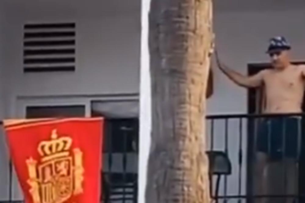 ISPLIVALO JOŠ JEDNO ŠOK SAZNANJE HORORA U ŠPANIJI: Klao ga na balkonu naočigled turista, ovo ga je SPASILO (VIDEO)
