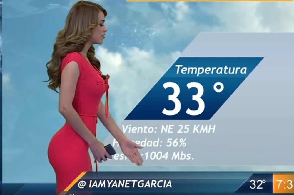 NAJZGODNIJA VODITELJKA VREMENSKE PROGNOZE NA SVETU ZALUDELA MUŠKARCE! Uspela je da postane još veća BOMBA!