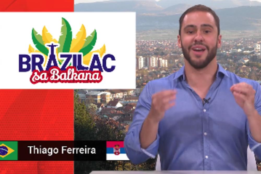 KAKAV KRALJ! Brazilac priča srpski bolje od pola Srbije, VRANJANSKI I PIROTSKI POSEBNO! Ova stvar mu je baš draga