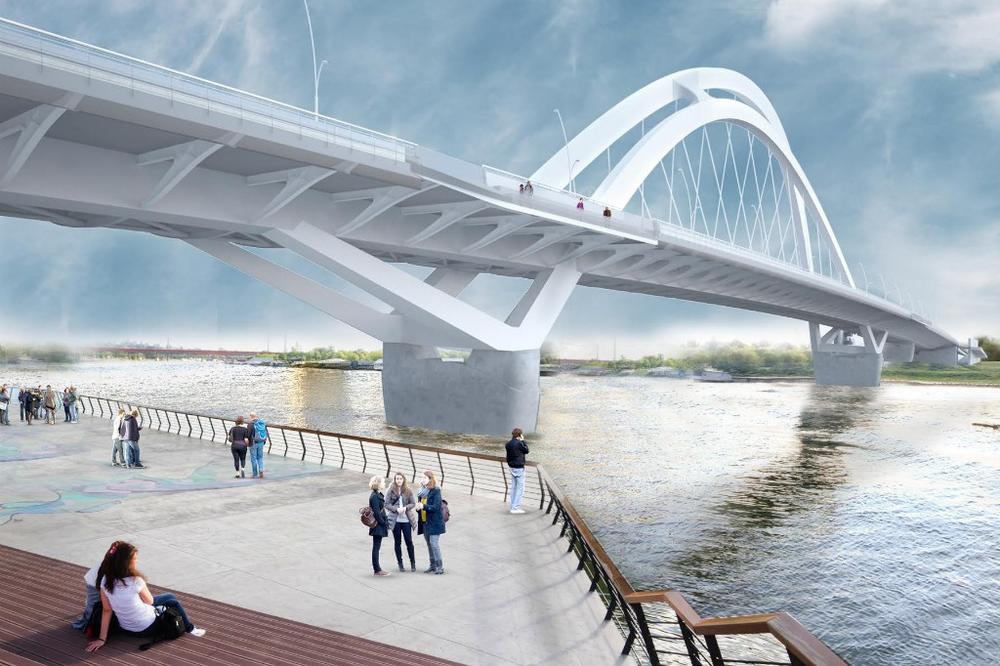 MOST NA SAVI KOD BEOGRADA NA VODI IZGLEDAĆE BAŠ OVAKO: Ruši se stari most, novi uskoro počinje da se gradi