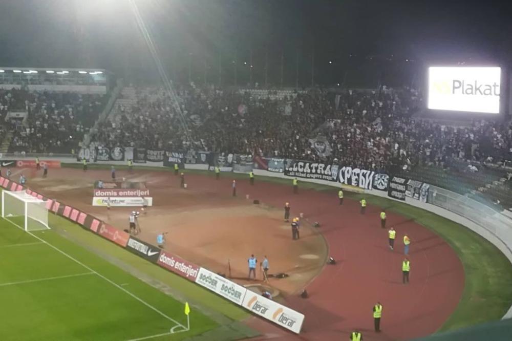 OPET ISTA PRIČA U HUMSKOJ: Grobari nastavili rat protiv uprave Partizana!