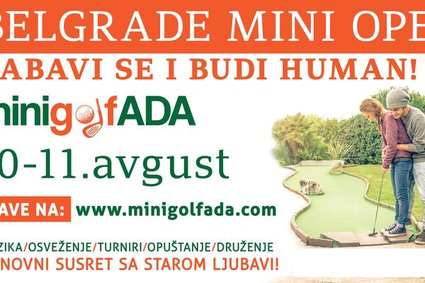 Belgrade Mini Open ovog vikenda: Turnir u mini-golfu na Adi Ciganliji 10. i 11. avgusta