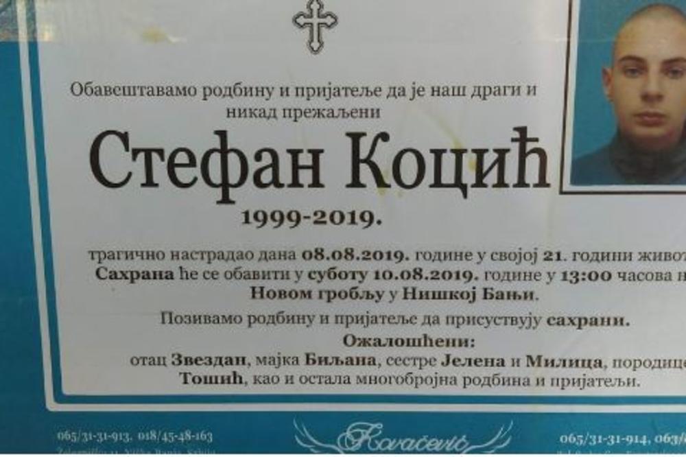 DEJAN JE DROGIRAN ZGAZIO STEFANA: Sad ga je stigla kazna, RODITELJI POGINULOG KAŽU: Malo je to robije!
