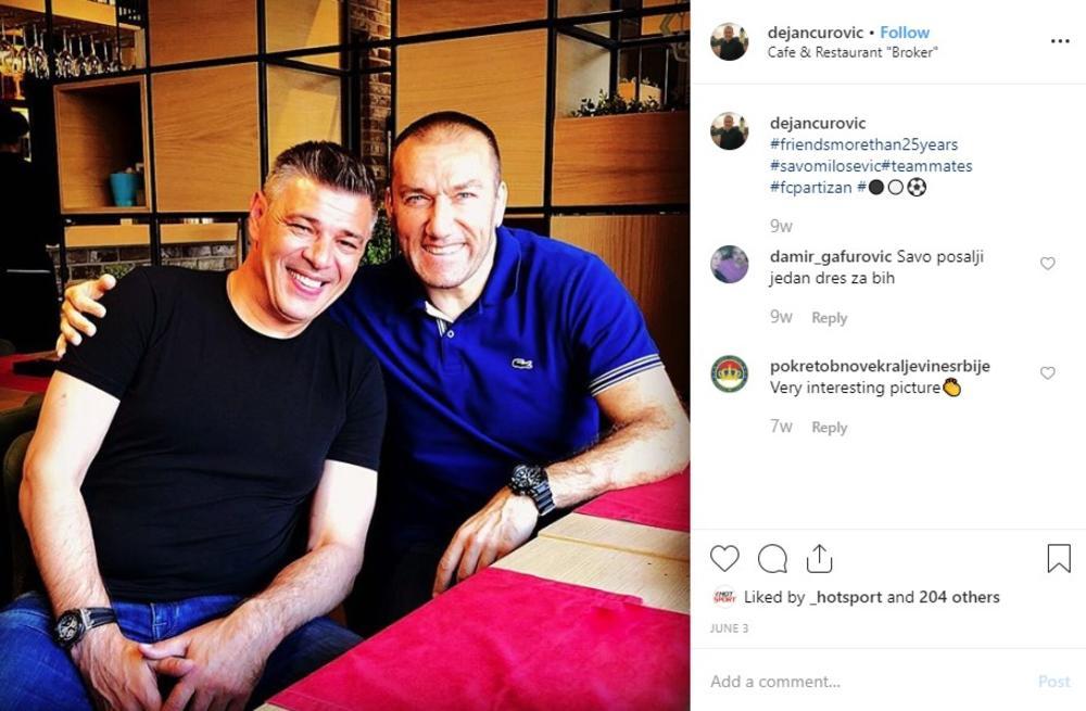 Savo Milošević i Dejan Čurović  