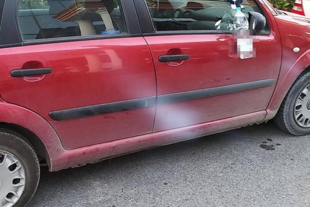 NAMAŽI GA KREMOM ZA SUNČANJE: Cela Crna Gora se smeje OVOM SRBINU kako je zaštitio AUTOMOBIL od sunca! (FOTO)