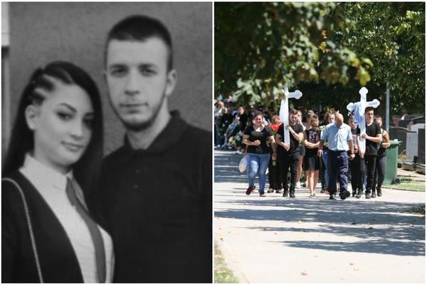 MUK NA GROBLJU, MOLIŠ I ANĐELA SAHRANJENI ZAJEDNO: U belim sanducima ispraćeni uz pesmu TIHO NOĆI (FOTO)