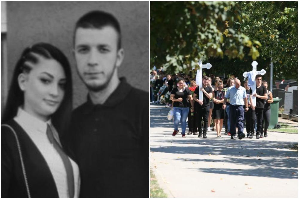 MUK NA GROBLJU, MOLIŠ I ANĐELA SAHRANJENI ZAJEDNO: U belim sanducima ispraćeni uz pesmu TIHO NOĆI (FOTO)