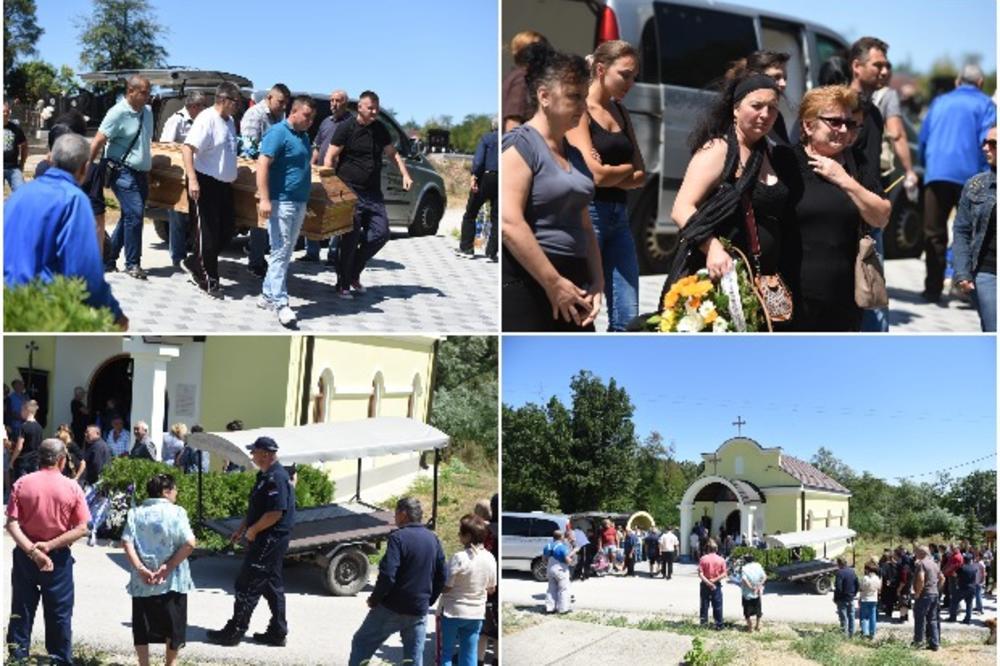POLICIJA NA SEOSKOM GROBLJU NA SAHRANI RAJE I DRAGICE U JABUKOVCU! Sestru i sestričinu sahranjuju u Nemačkoj