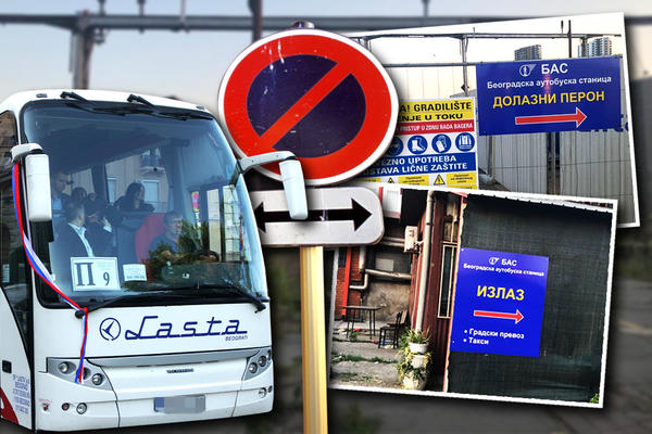 UPUTSTVO ZA SNALAŽENJE: Evo kako da uđete i izađete sa AUTOBUSKE STANICE U BEOGRADU (FOTO GALERIJA)