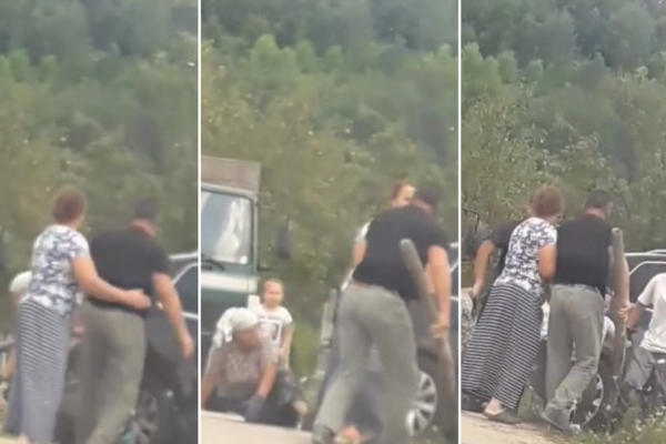 STRAVIČNA TUČA KOD BRATUNCA: Uzeo kolac u ruke, bila su tu i MALA DECA! (VIDEO)