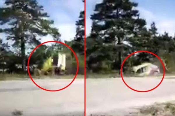 AUTO SE ISPREVRTAO, LAZARU I DEJANU SE DESILO ČUDO! Ovaj snimak iz Valjeva UZNEMIRUJE (VIDEO)