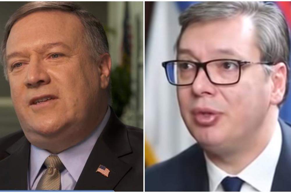 VUČIĆ OTKRIO DETALJE ISTORIJSKOG SASTANKA SA POMPEOM: Predsednik sasvim otvoreno