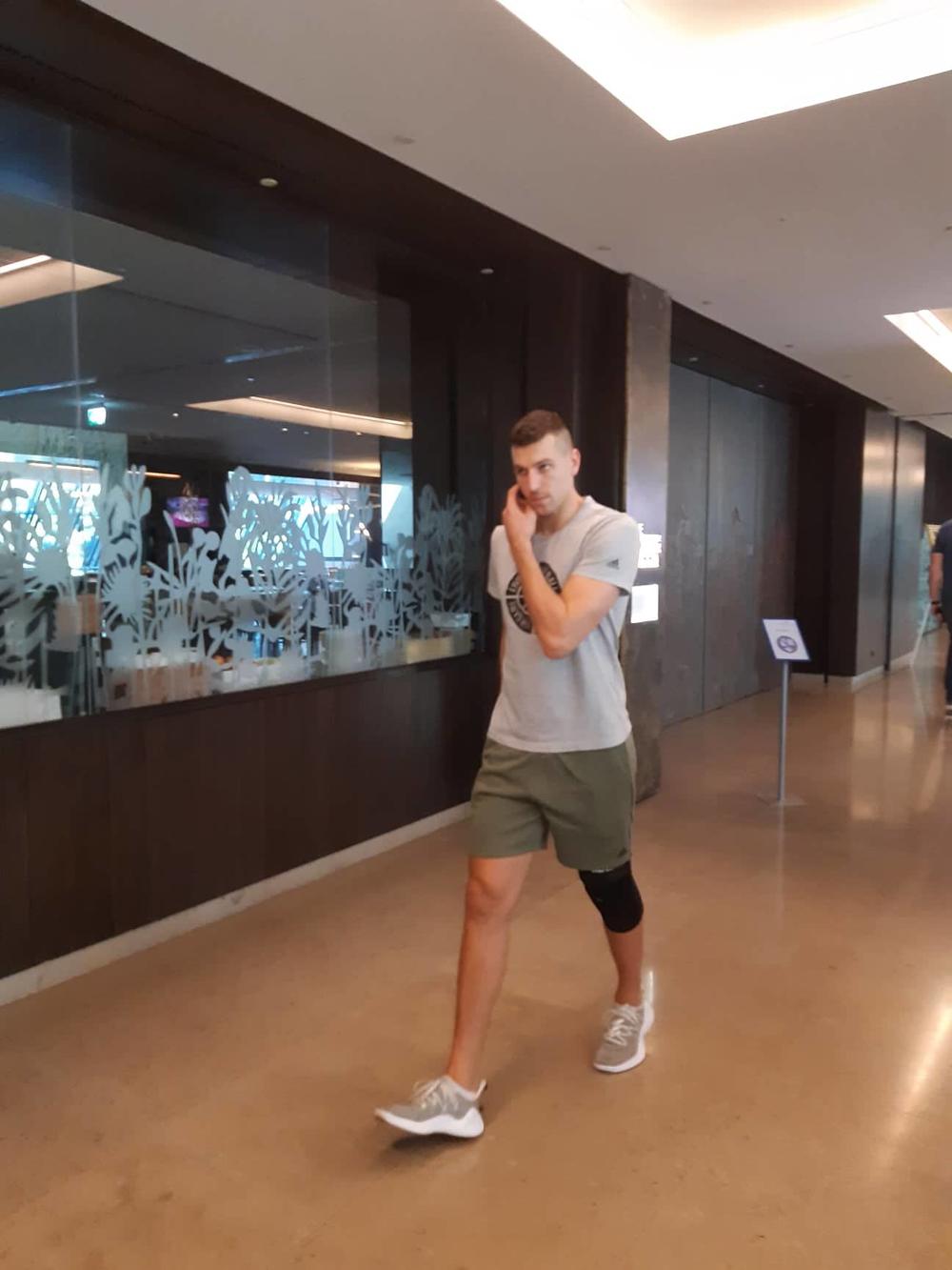 Dragan Milosavljević je došao da isprati i poželi sreću reprezentativnim saigračima