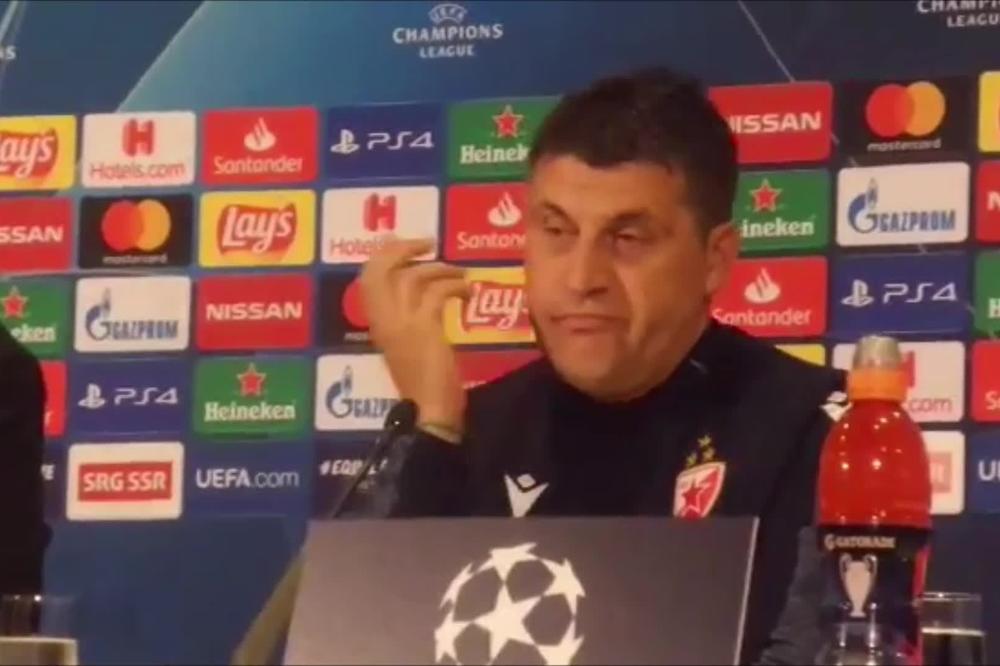 ŠVAJCARCI PROVOCIRALI ZVEZDU I DELIJE: Milojević im je odbrusio tako da nikad ne zaborave!