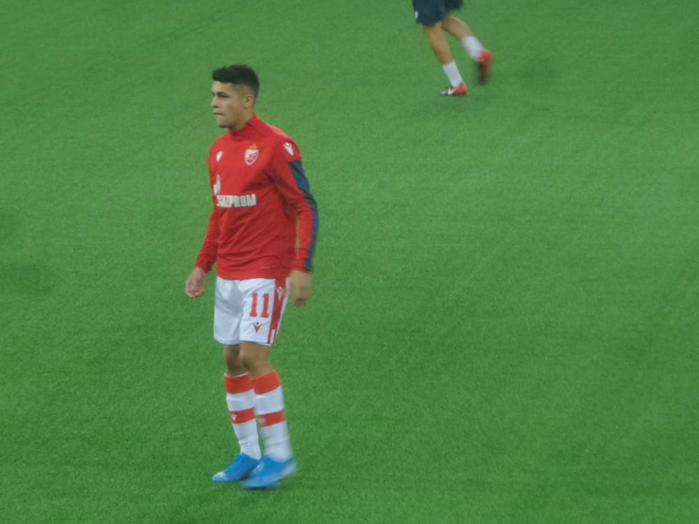 Mateo Garsija na zagrevanju