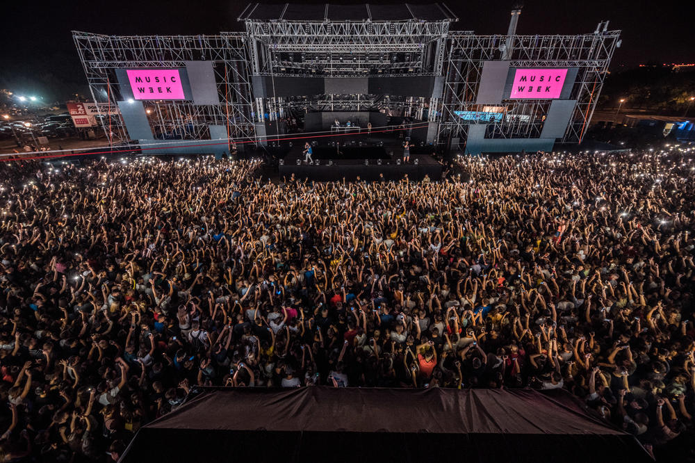 SPEKTAKL ZA PAMĆENJE: Više od 300.000 posetilaca na Music Week festivalu na Ušću