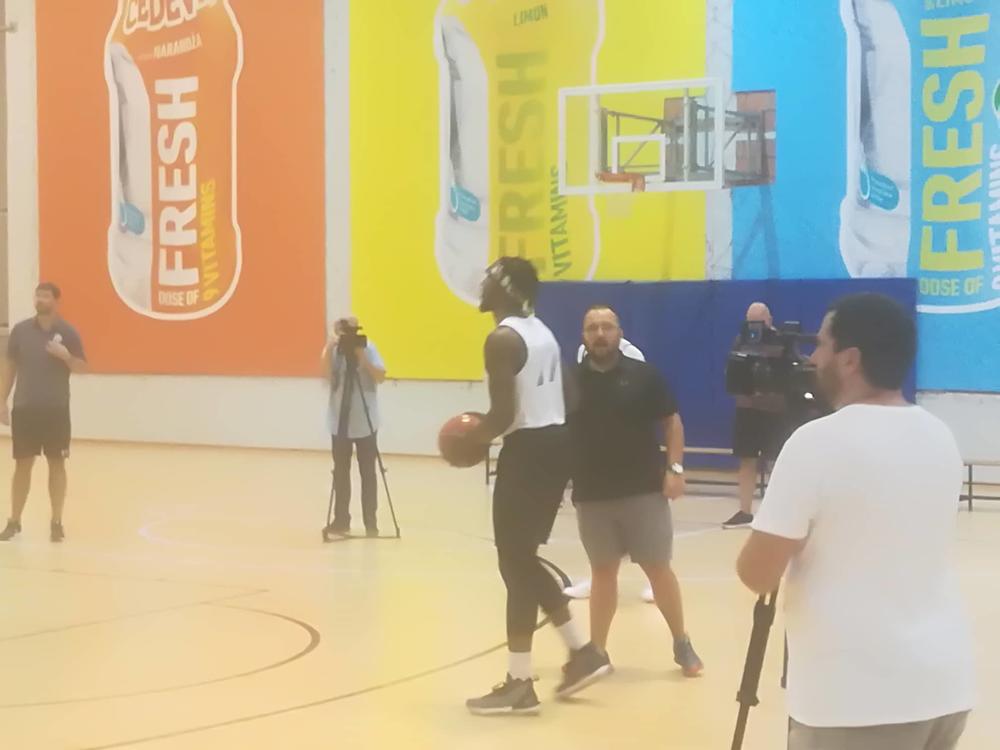 Rašon Tomas na treningu Partizana