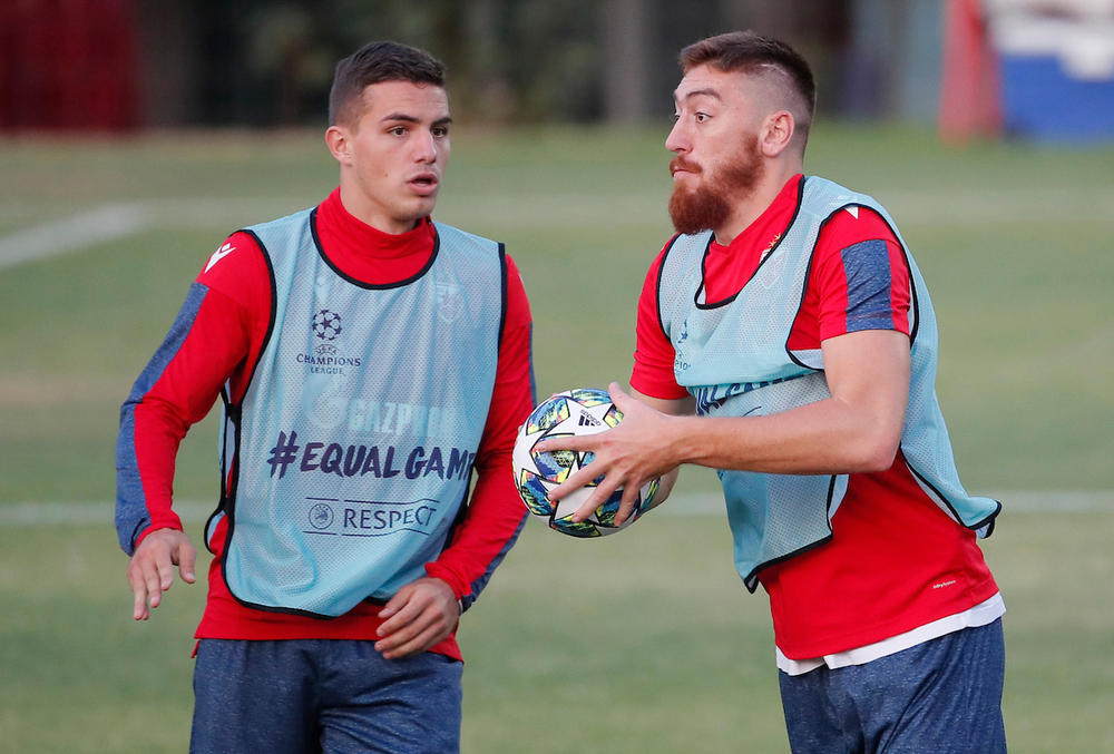 Milan Pavkov na poslednjem treningu pred meč sa Jang Bojsom