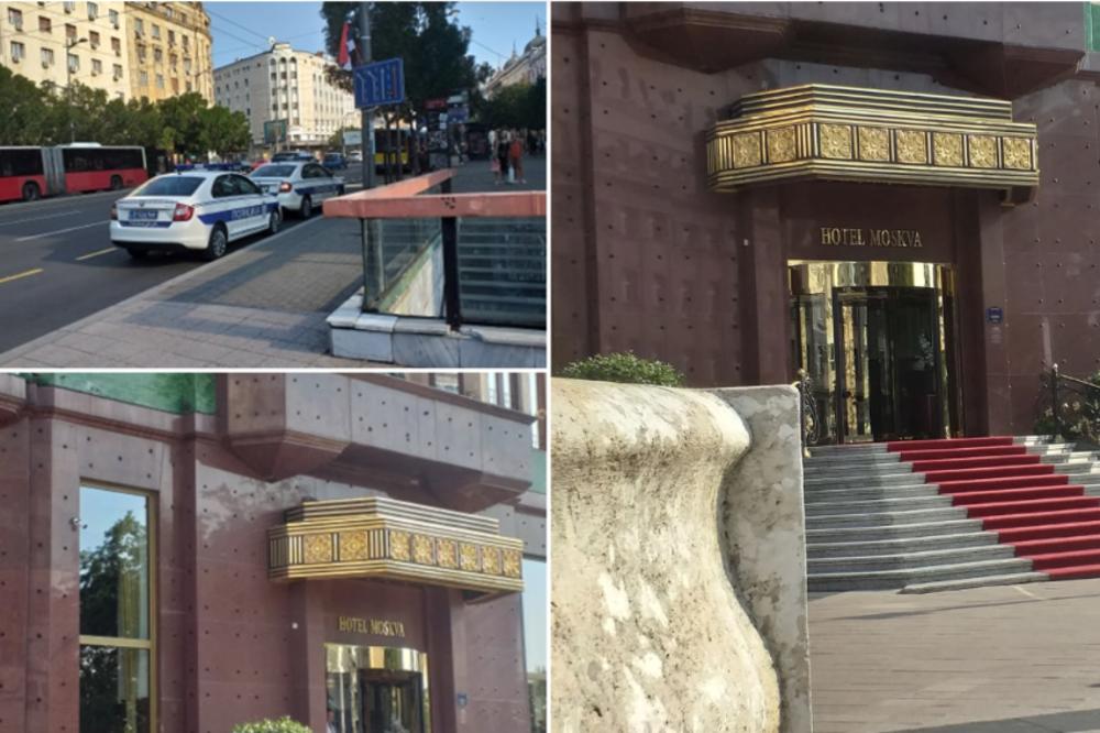 MISTERIJA U HOTELU MOSKVA? Umro GOST, sve vrvi od policije, JEDAN ČOVEK JE UŽURBANO IZNEO KOFER! (FOTO)