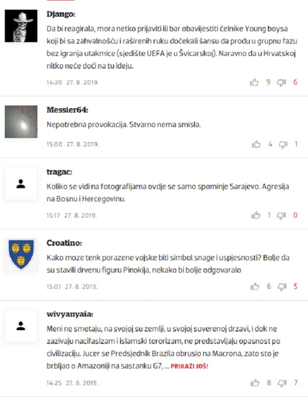 Komentari Hrvata  