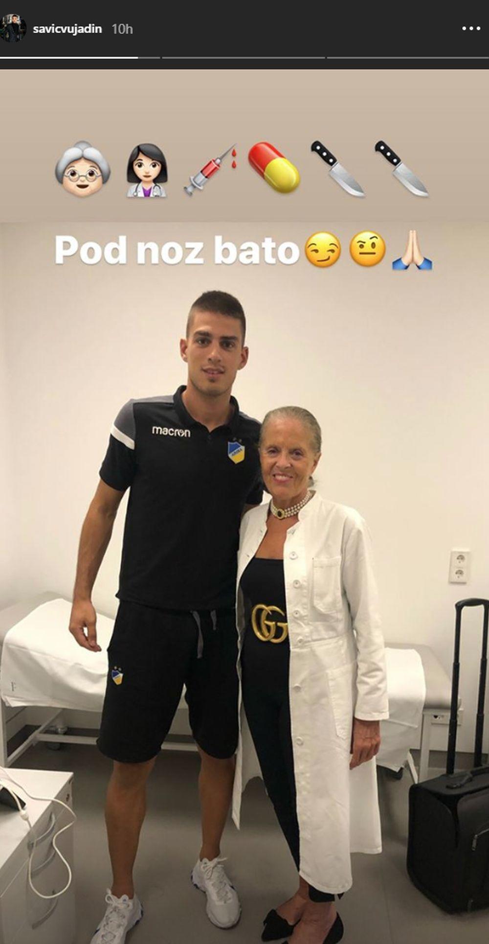 Vujadin Savić će gledati žreb za Ligu šampiona iz bolničkog kreveta