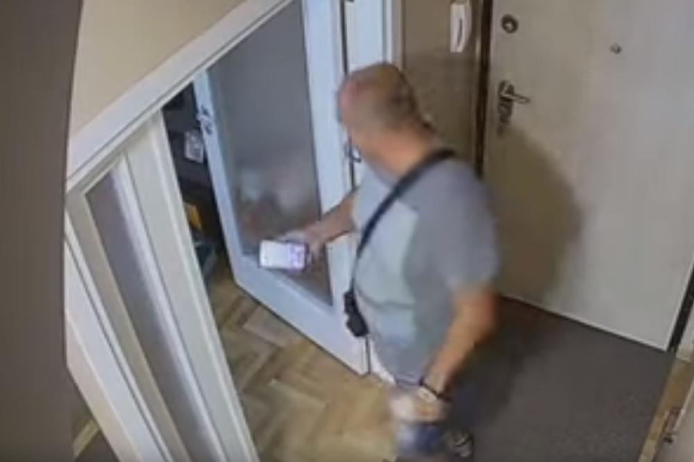 ISPLIVAO SNIMAK SA SIGURNOSNE KAMERE: Evo kako Siniša provaljuje u stan, BESNI i izbacuje Draganu i sina na ULICU!