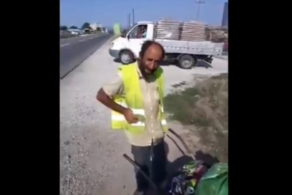 DNEVNO PREĐE 30 KILOMETARA DA BI ZARADIO 150 DINARA: Znate li ČIME se ovaj ČOVEK BAVI? (VIDEO)