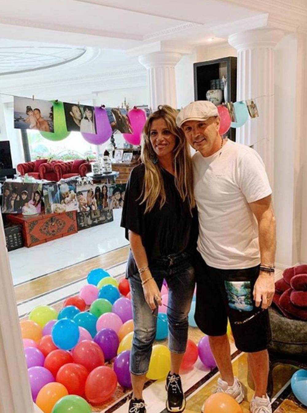 Siniša Mihajlović sa suprugom Arijanom  