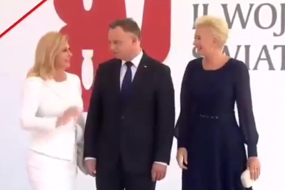 PREDSEDNIK POLJSKE DO KOSKE PONIZIO KOLINDU I HRVATE! Ovako je DUDA pokazao predsednici Hrvatske gde joj je MESTO