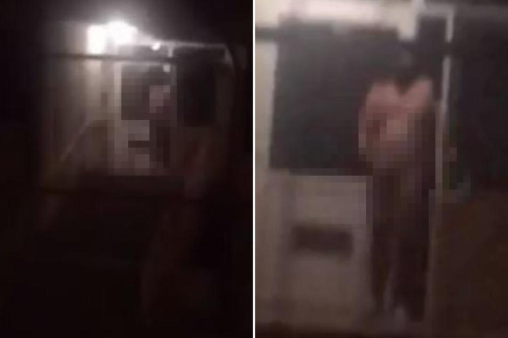 ŽENA SNIMILA HOROR NA MIRIJEVU! Čovek SA MASKOM NA GLAVI masturbira, U POZADINI SE ČUJU GLASOVI (VIDEO)