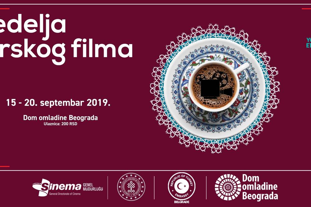 ZA FILMSKE SLADOKUSCE: Nedelja TURSKOG FILMA u DOMU OMLADINE BEOGRADA