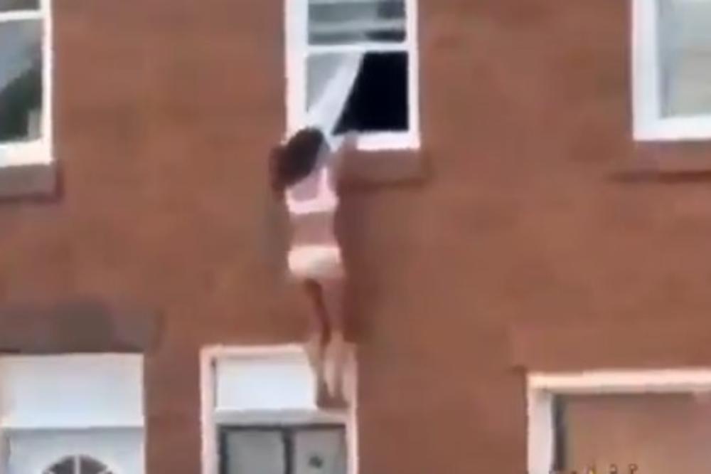 NAJDRAMATIČNIJI SNIMAK PRELJUBE IKADA: Žena došla kući RANIJE, ljubavnica bukvalno IZVISILA (VIDEO)