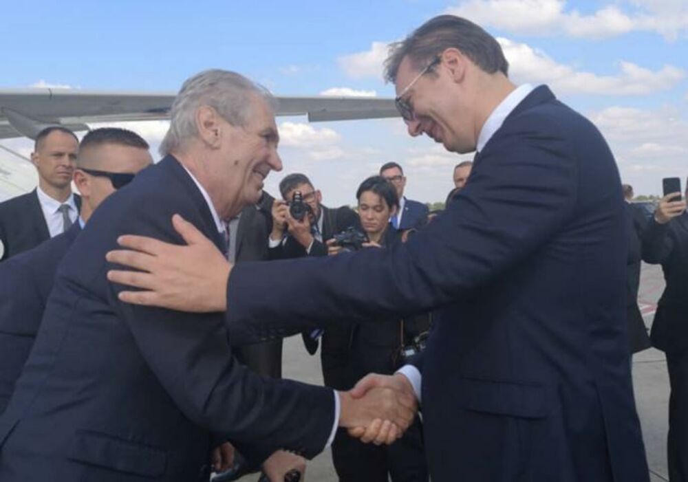 Miloš Zeman i Aleksandar Vučić