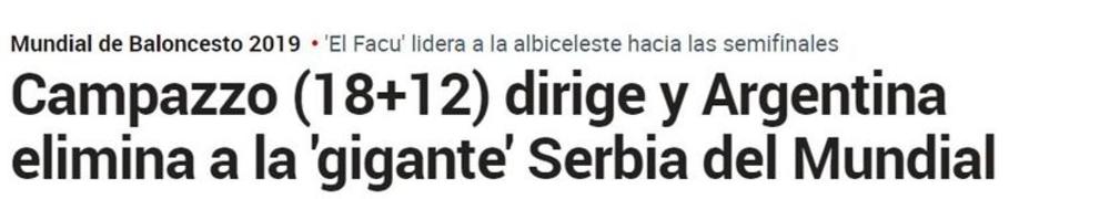 Naslov u španskoj 'Marki'  