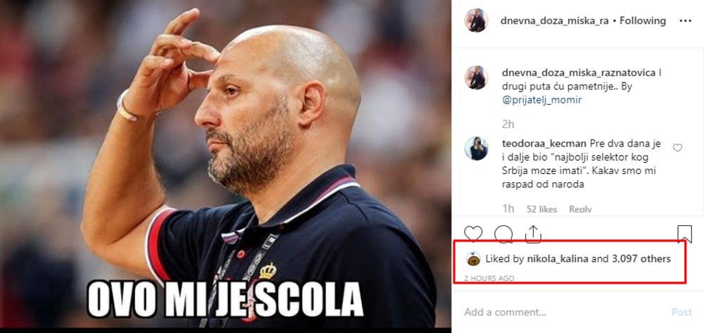 Kalinić lajkovao foru na račun Đorđevića  