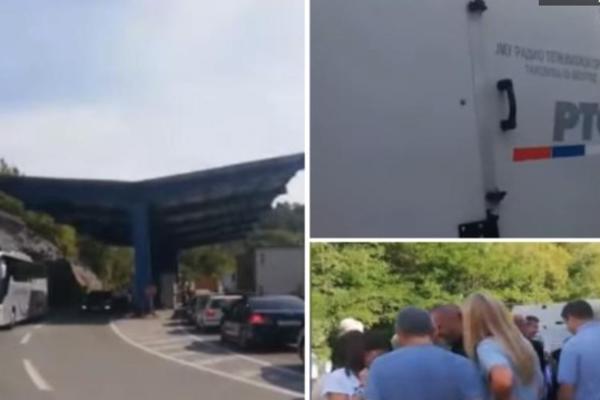 KONVOJ RTS-A ZAUSTAVLJEN NA JARINJU! Albanci ih drže na prelazu 20 sati iako imaju sve papire (FOTO) (VIDEO)