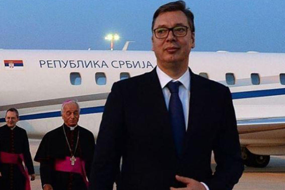 VUČIĆ STIGAO U ITALIJU, SUTRA SASTANAK SA PAPOM: Idem da se borim da ne priznaju Kosovo (FOTO)