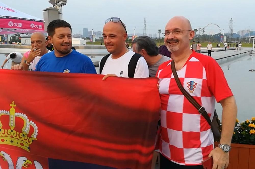 SVI SU BILI U ŠOKU: Hrvat došao da navija za Srbiju protiv Amerike!