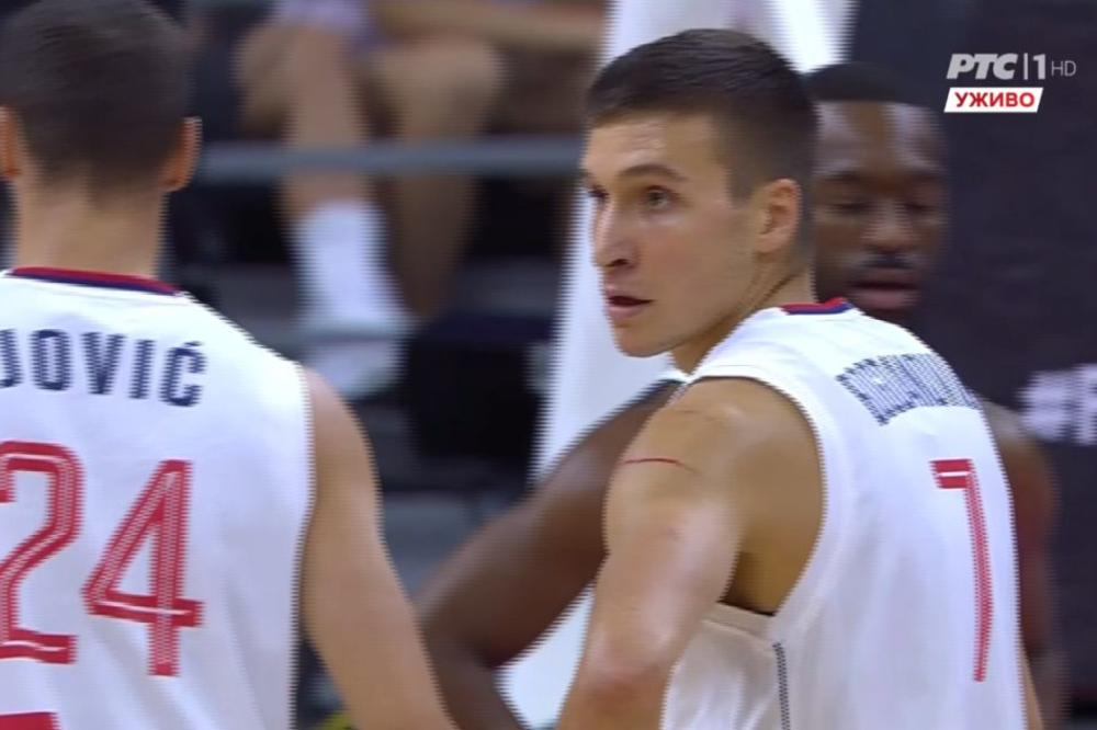 KAO DA GA JE NOŽEM POSEKAO: Bogdan posle rafalne paljbe raskrvaren morao na klupu!