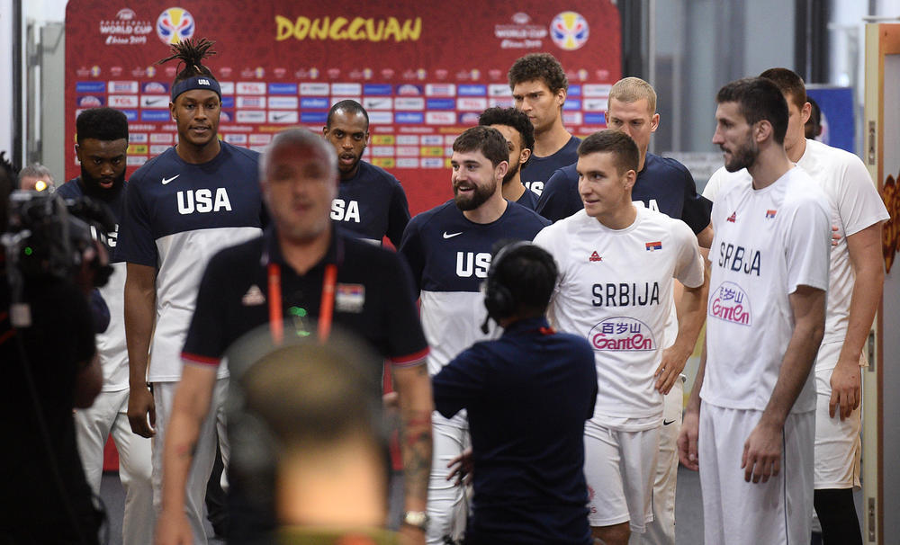 Košarkaši Amerike pred meč sa Srbijom  