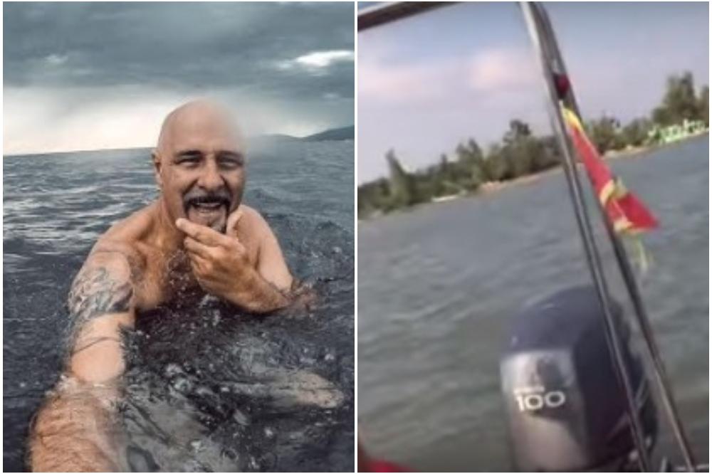 POTRESNA SCENA NA DUNAVU NA MESTU GDE JE POGINUO GRU: Njegovi prijatelji SE OPROSTILI od repera na NAJTUŽNIJI NAČIN