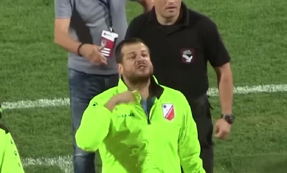 Nenad Lalatović na utakmici sa Radničkim  