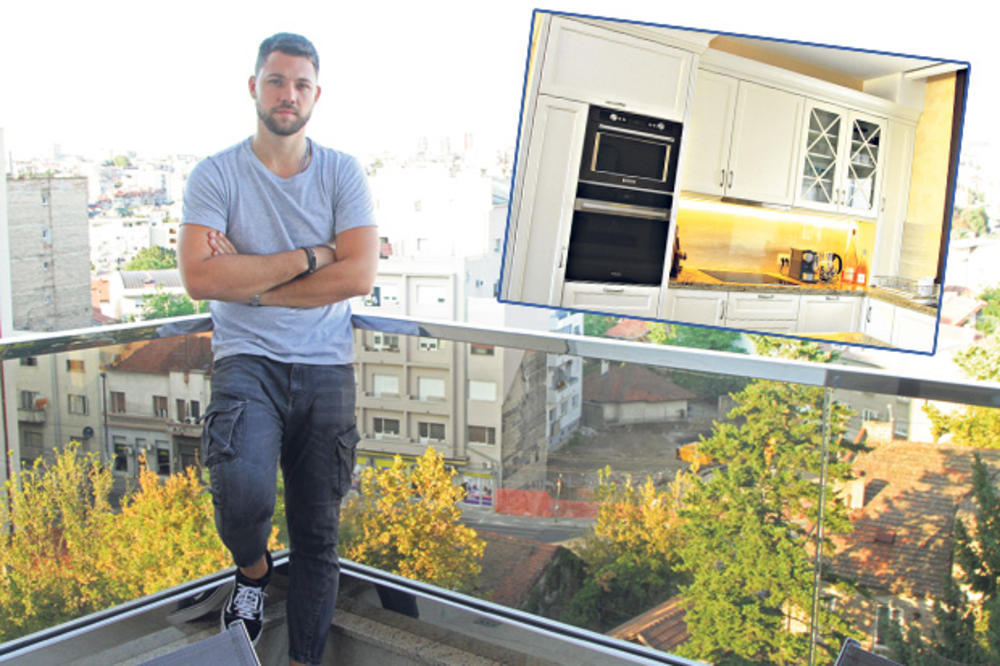 EVO U KAKVOM LUKSUZNOM STANU SE BAŠKARI BRENIN SIN: Stefan sam živi u 100m2, a poneo je sa sobom samo ŠERPE