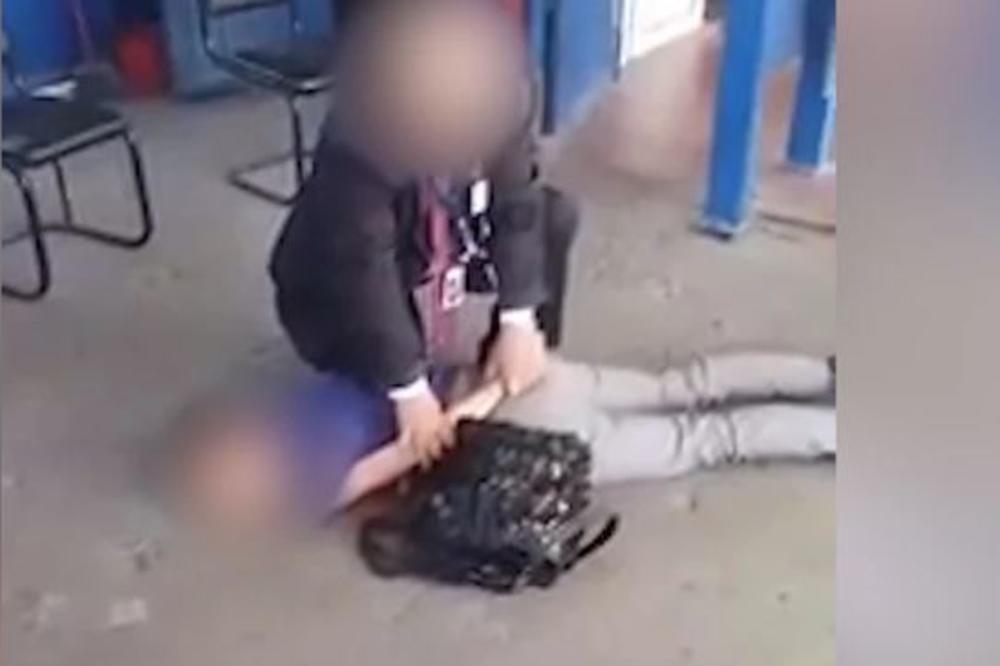 PSOVALA GA JE, KLELA I PRSKALA VODOM! Preokret u slučaju žene koju je TUKAO radnik obezbeđenja! LJUDI SVE VIDELI