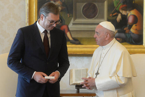 PROCURELO ISTINSKO MIŠLJENJE VATIKANA POSLE POSETE VUČIĆA: Ovo su DOBRE VESTI!