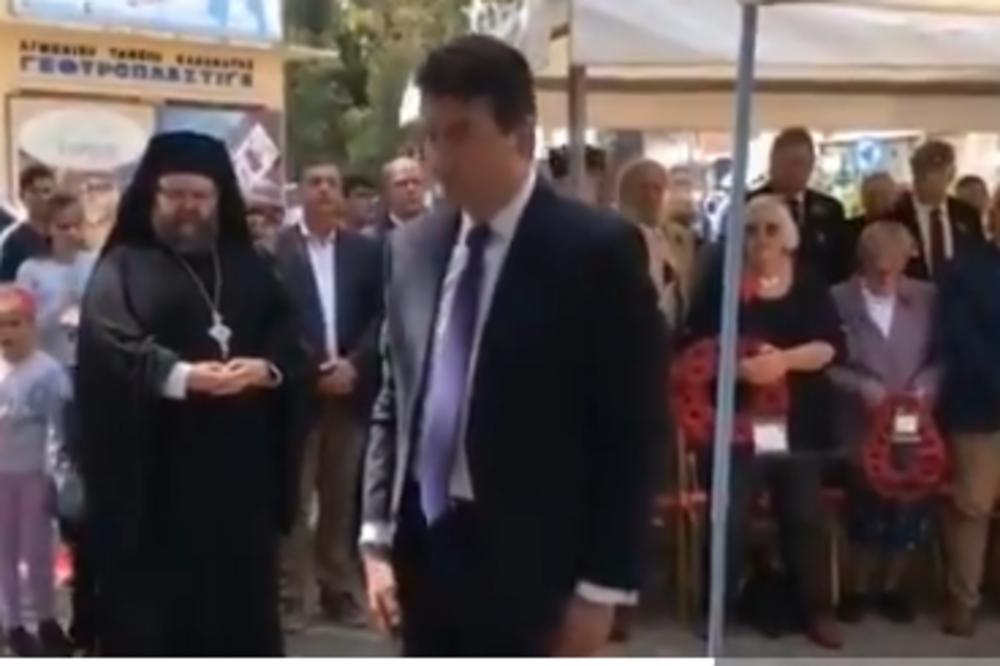 VELIKA SRAMOTA SRPSKOG AMBASADORA U GRČKOJ! Svi su u neverici gledali kako se Spasojević PREKRSTIO (VIDEO)