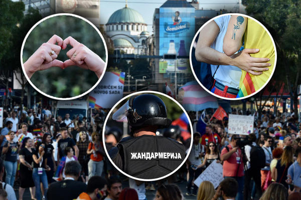 IKONA U BOJAMA DUGE, GEJ ISUS, NJIH PETORICA NA ASFALTU, MAJICA BRNABIĆKINE DEVOJKE... Šta smo sve imali na Prajdu?